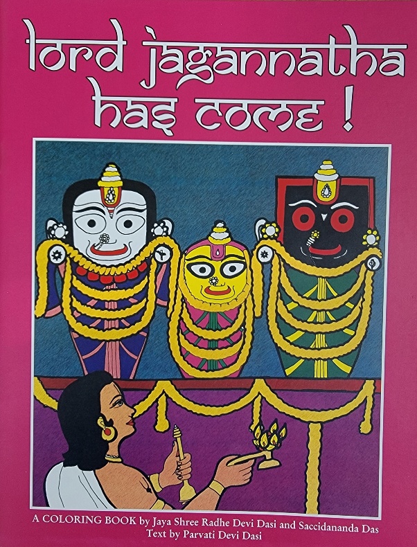 Lord Jagannatha Has Come Coloring Book Krishna Culture